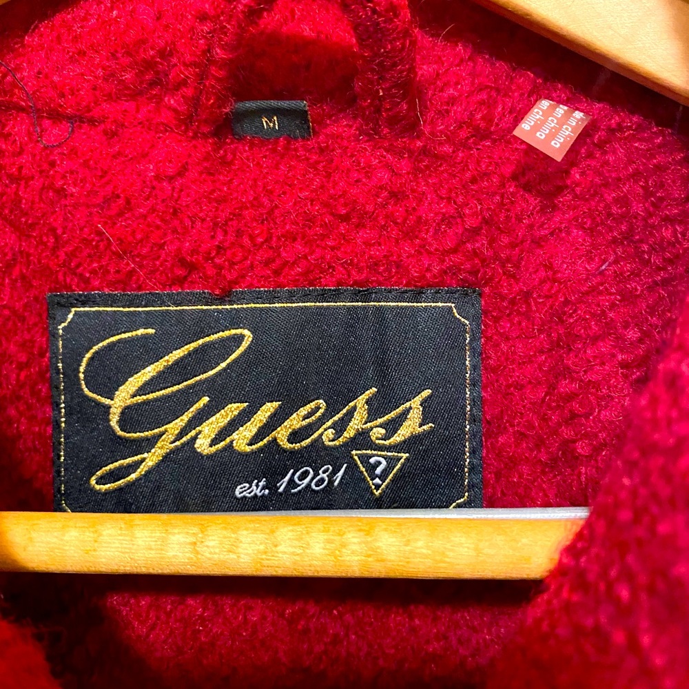 Beautiful burgundy Guess coat